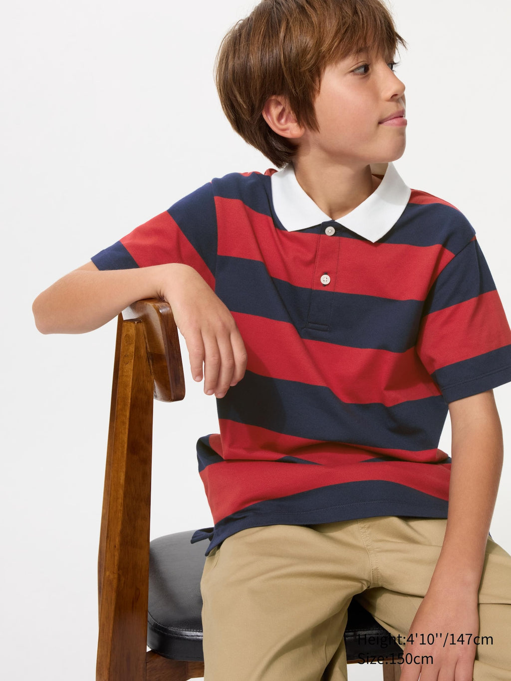 KIDS Dry Pique Polo Shirt - OFF WHITE