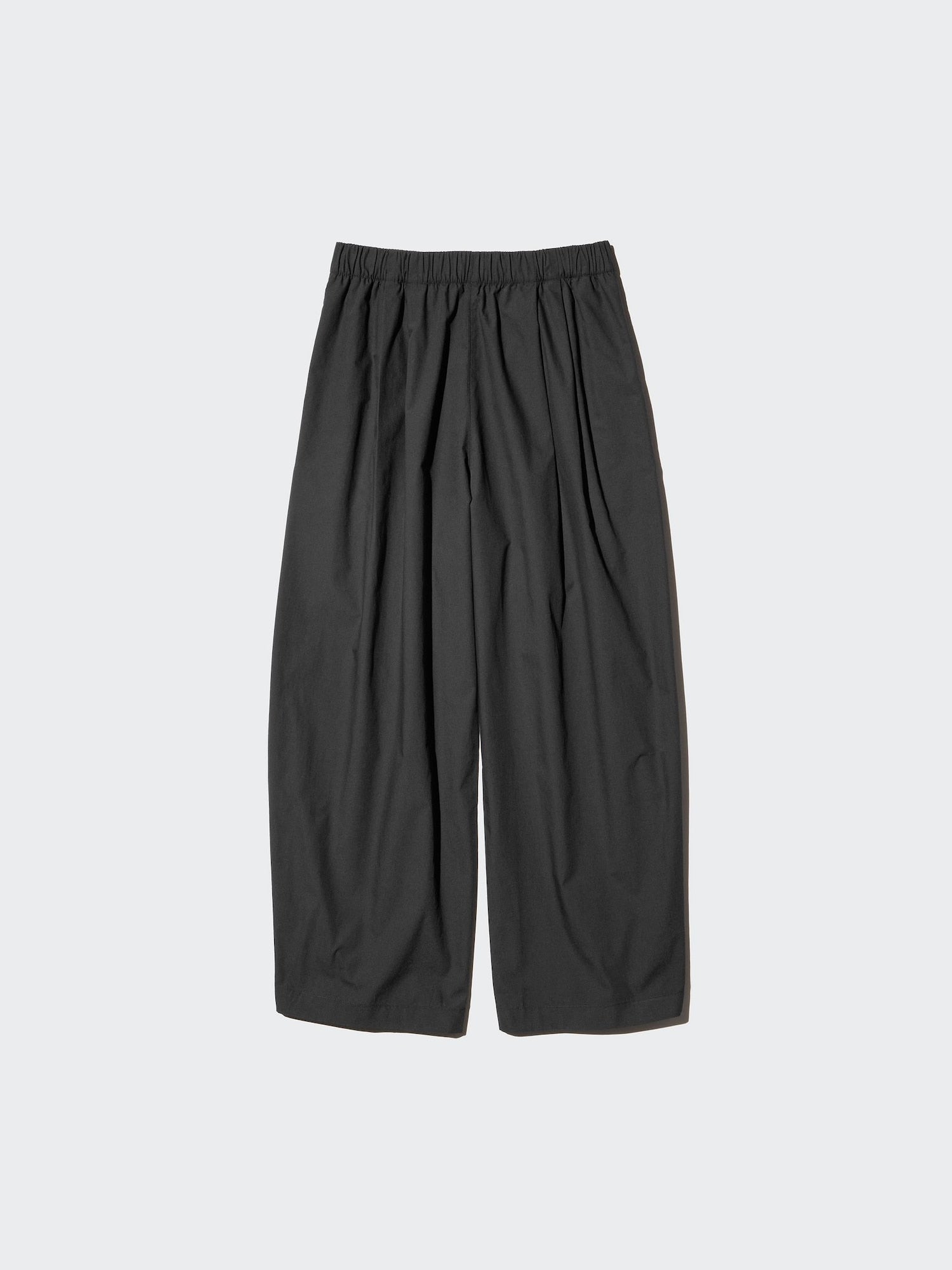 Cotton Volume Easy Pants - GRAY