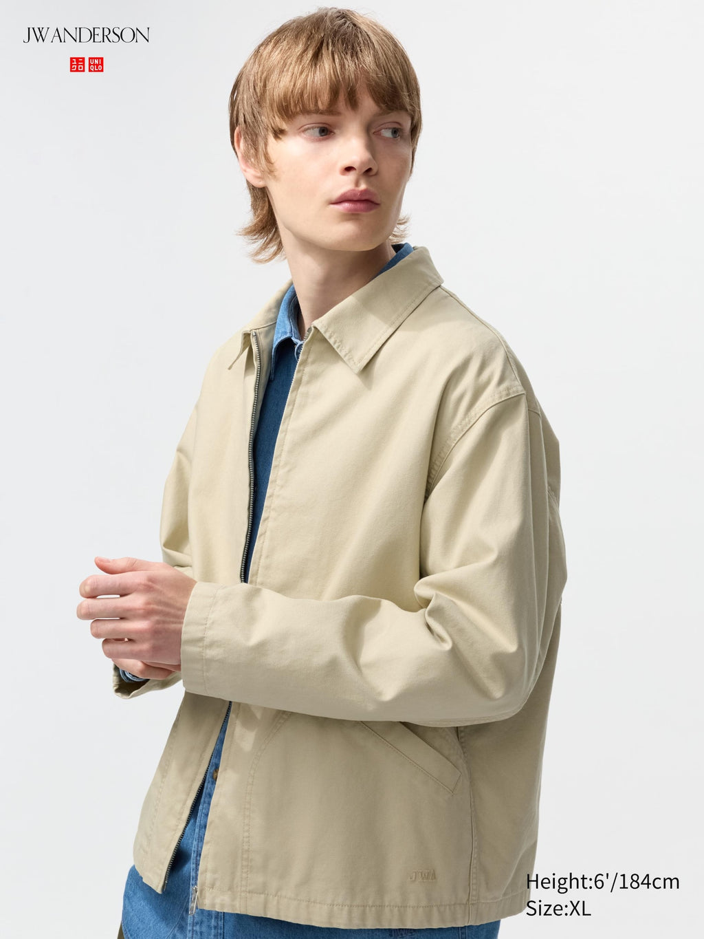 Zip Up Blouson - PINK