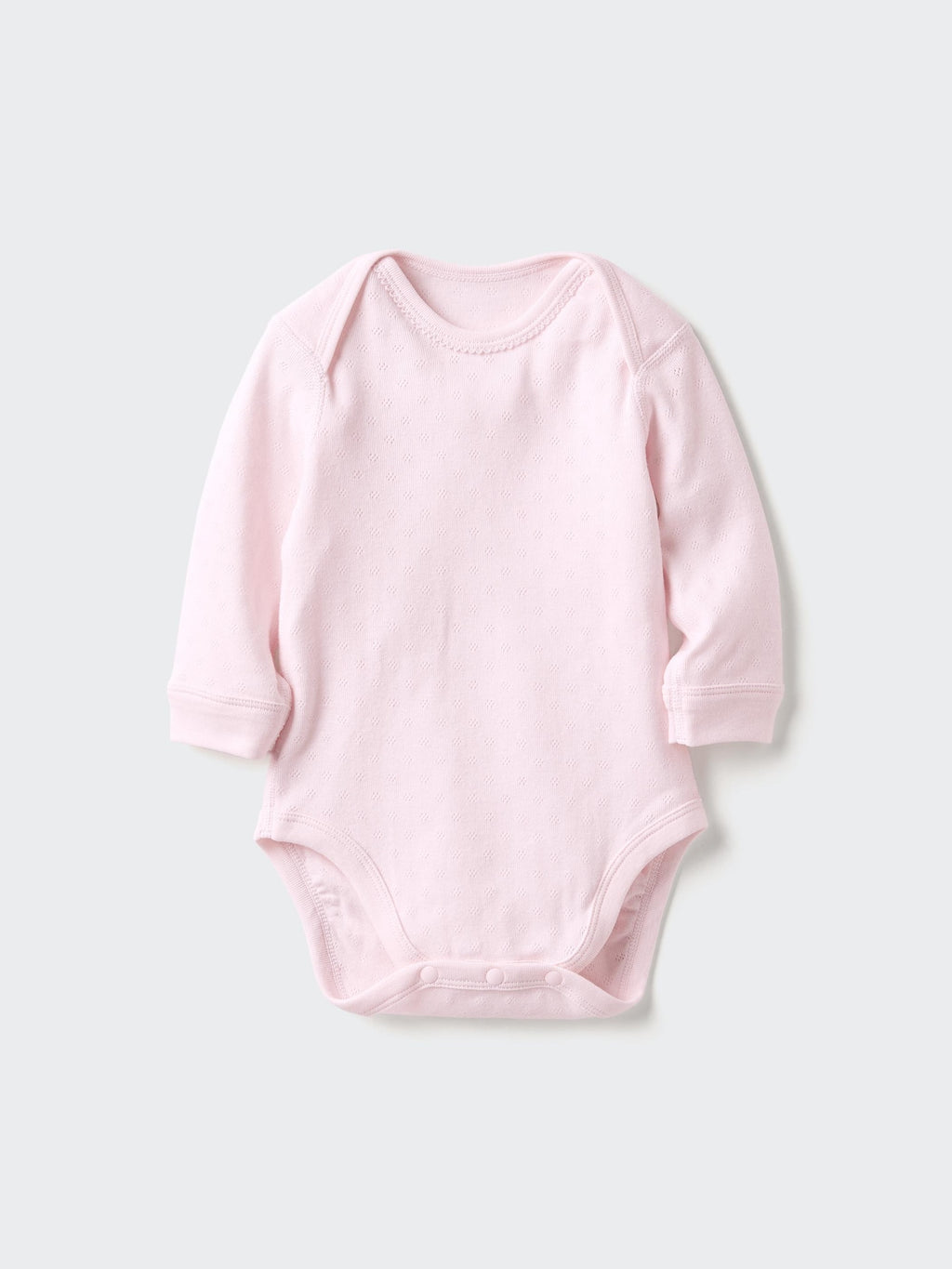 Long Sleeve Bodysuit Pointelle - PINK