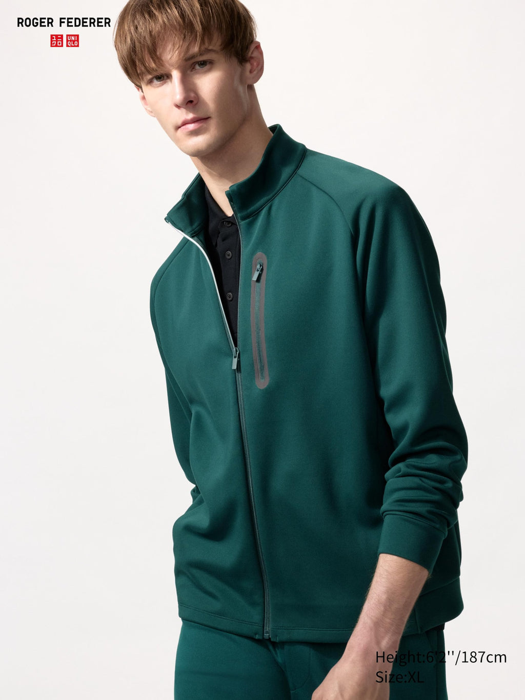 Dry Stretch Sweat Jacket - BLACK
