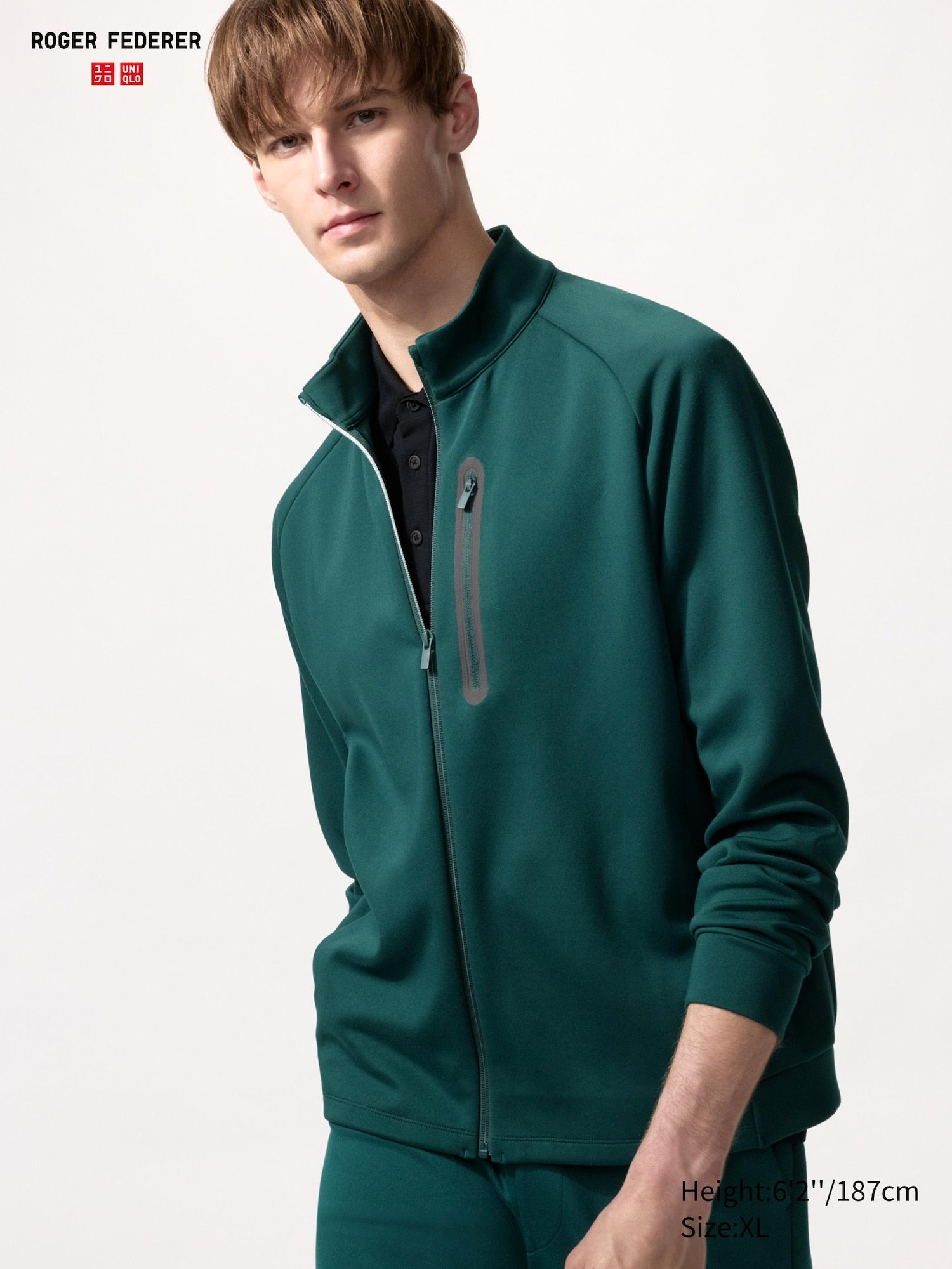 Dry Stretch Sweat Jacket - BLACK