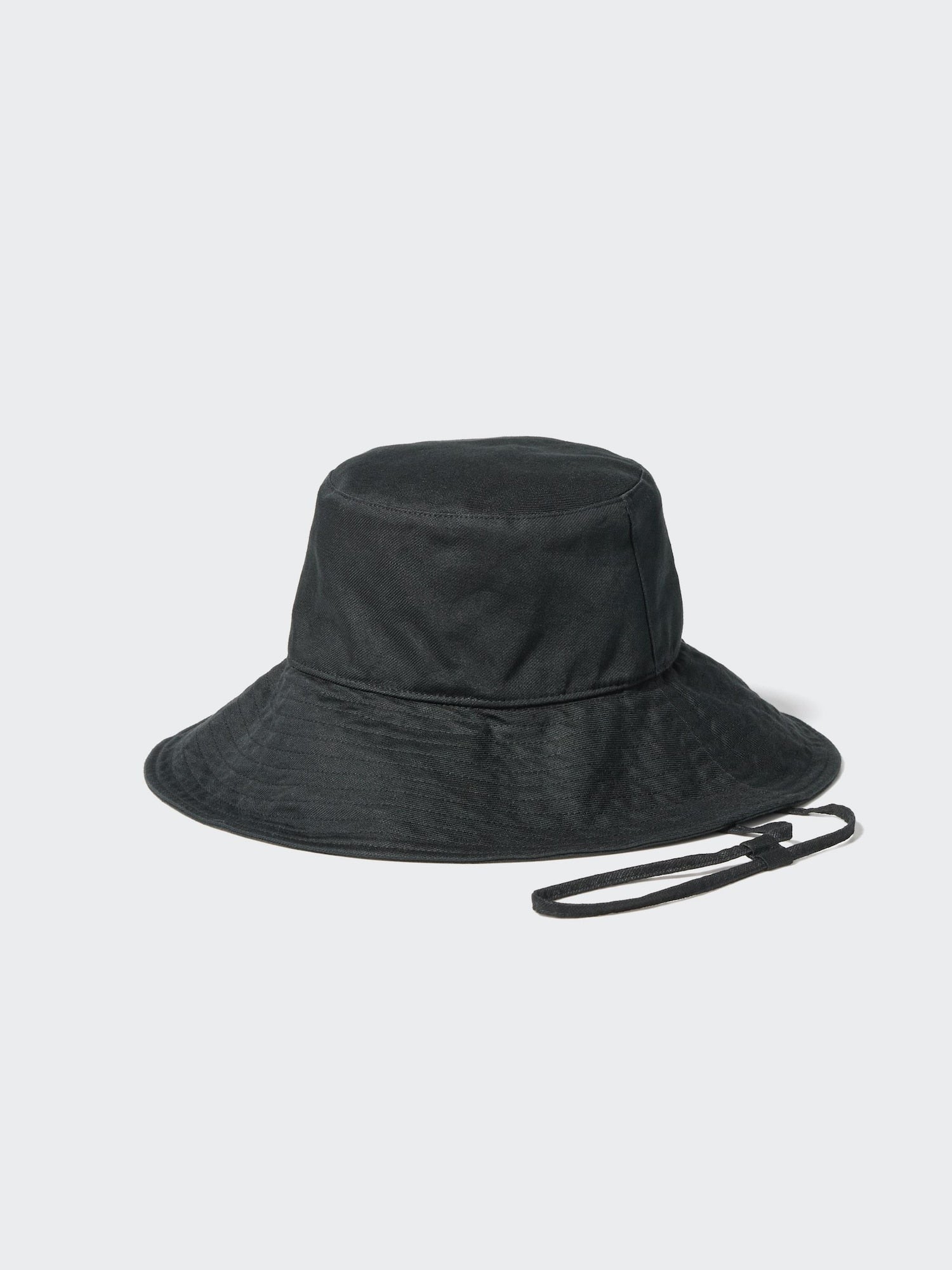 UV Protection Cotton Linen Wide Brim Hat - BROWN