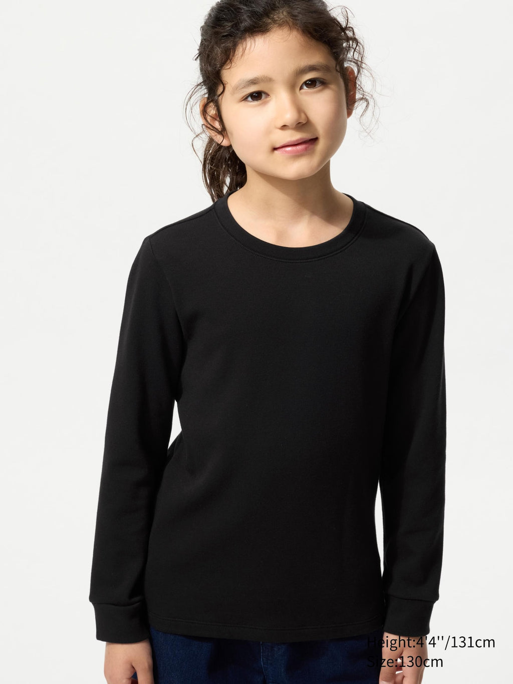 KIDS HEATTECH Extra Warm Cotton Crew Neck T-Shirt - OFF WHITE