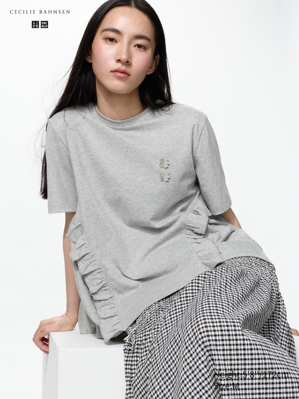 Frill T-Shirt - WHITE