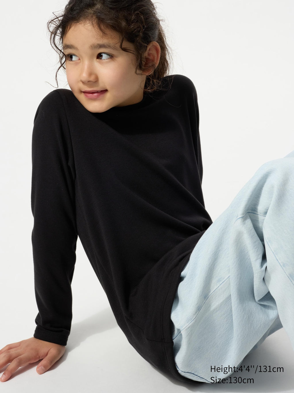 KIDS HEATTECH Ultra Warm Crew Neck T-Shirt - OFF WHITE