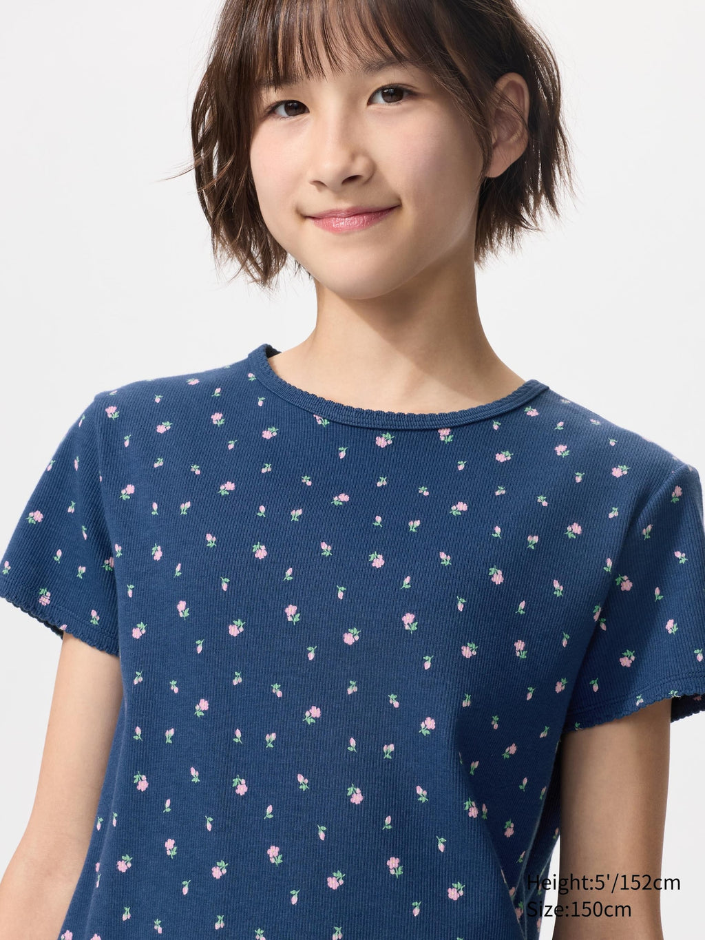 GIRLS Ribbed T-Shirt - OFF WHITE