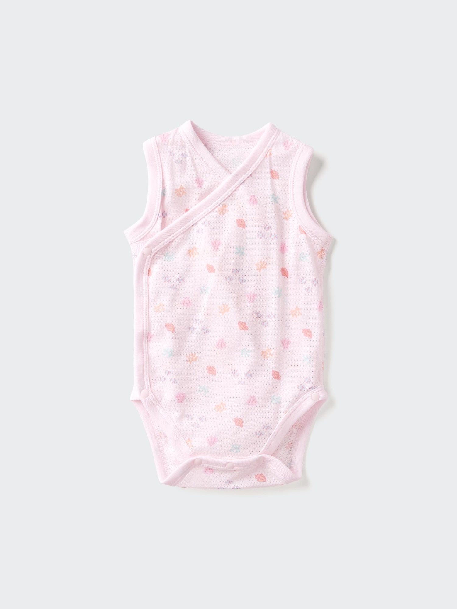 Cotton Mesh Bodysuit Sleeveless - OFF WHITE