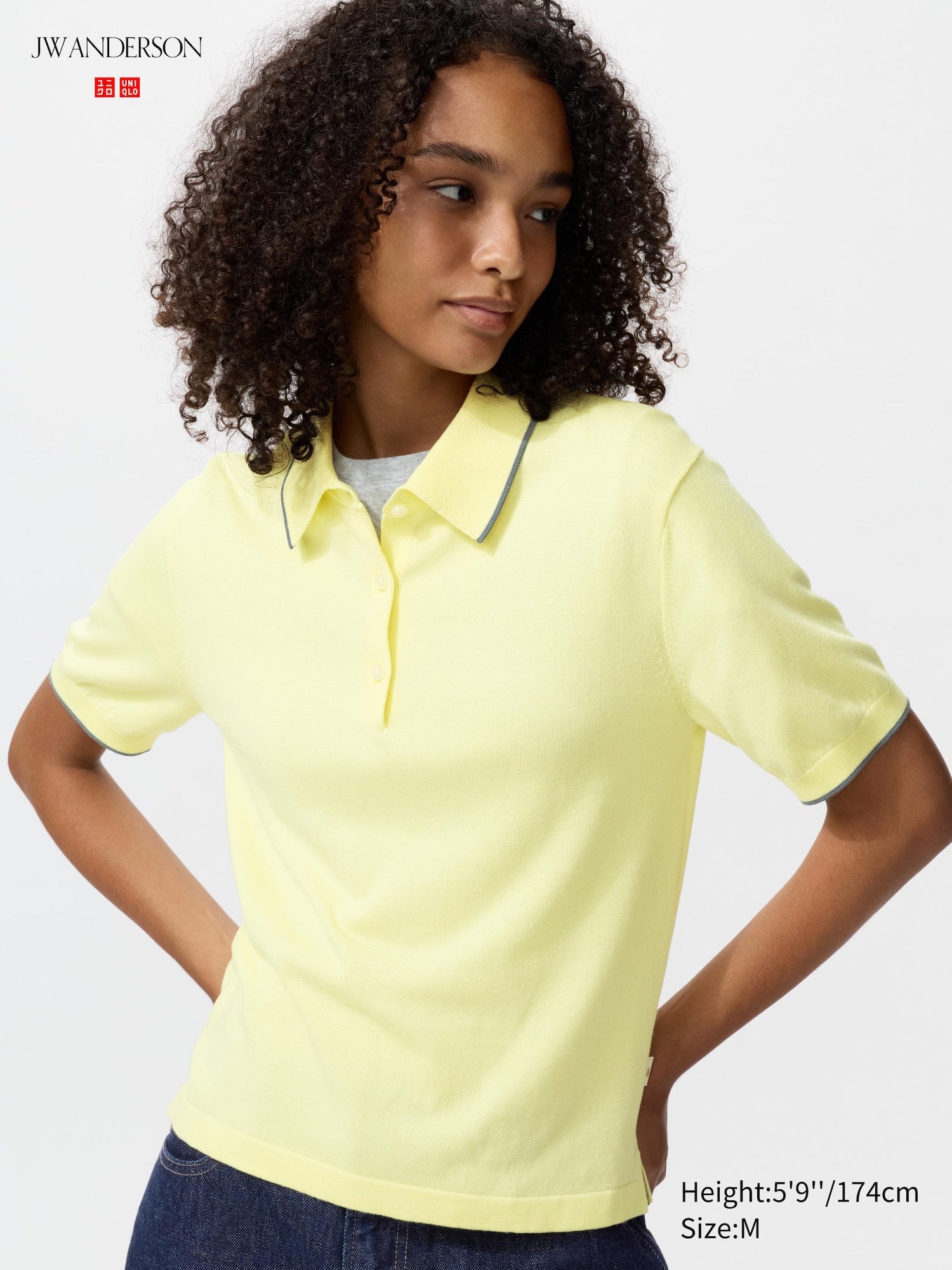 Polo Sweater Short Sleeve - OFF WHITE