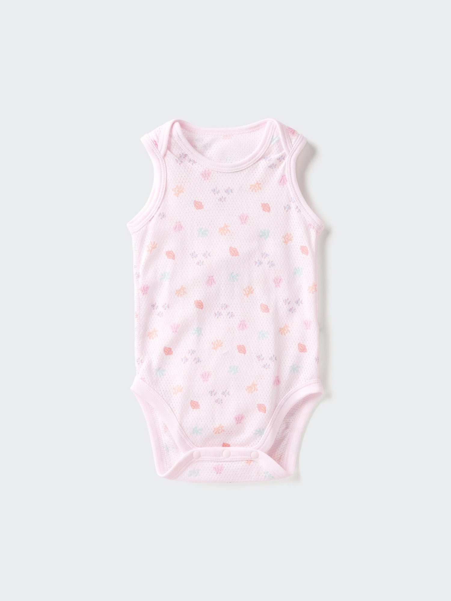 Cotton Mesh Bodysuit Sleeveless - OFF WHITE