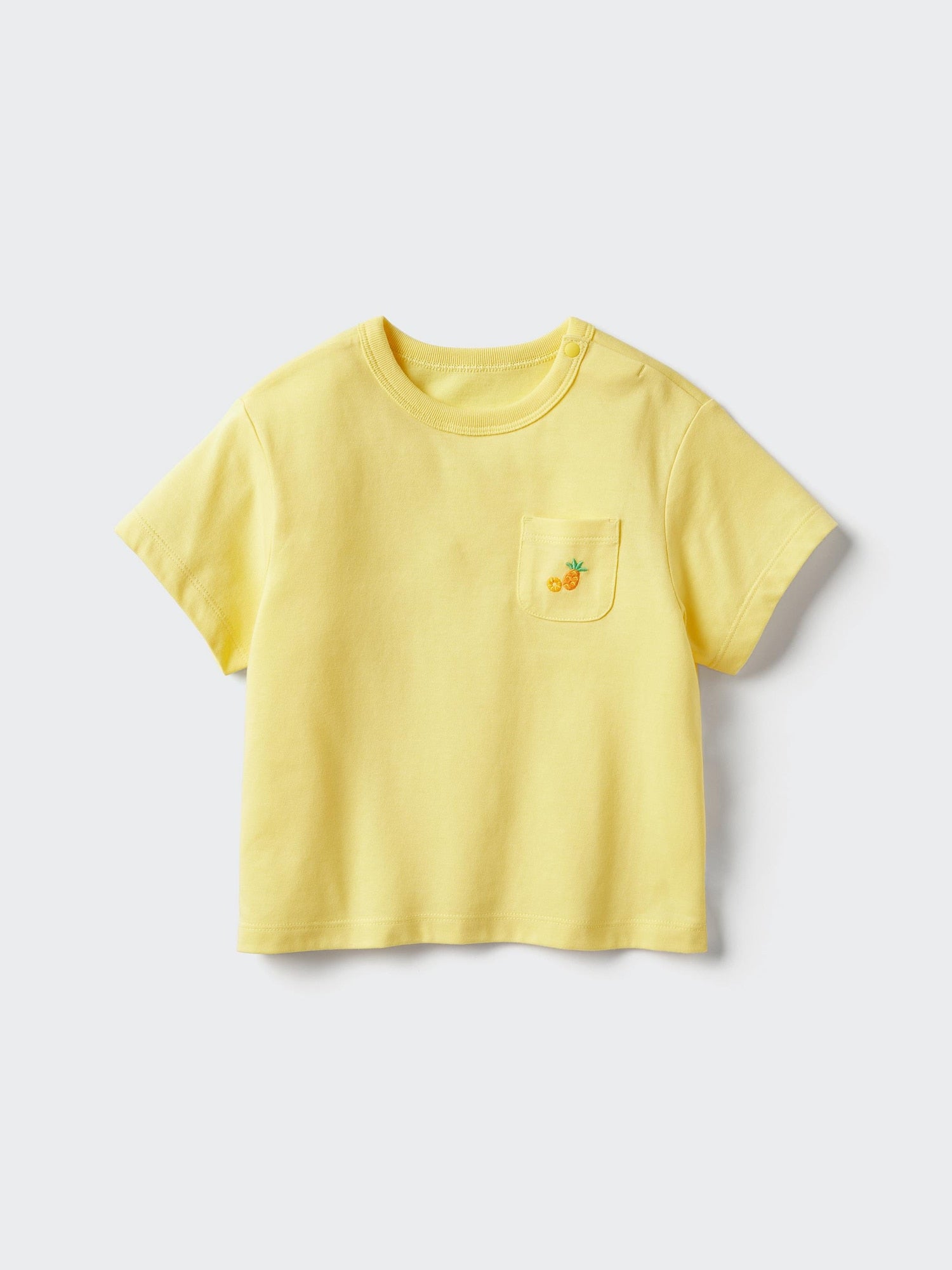 AIRism Cotton Crew Neck T-Shirt Patch - PINK