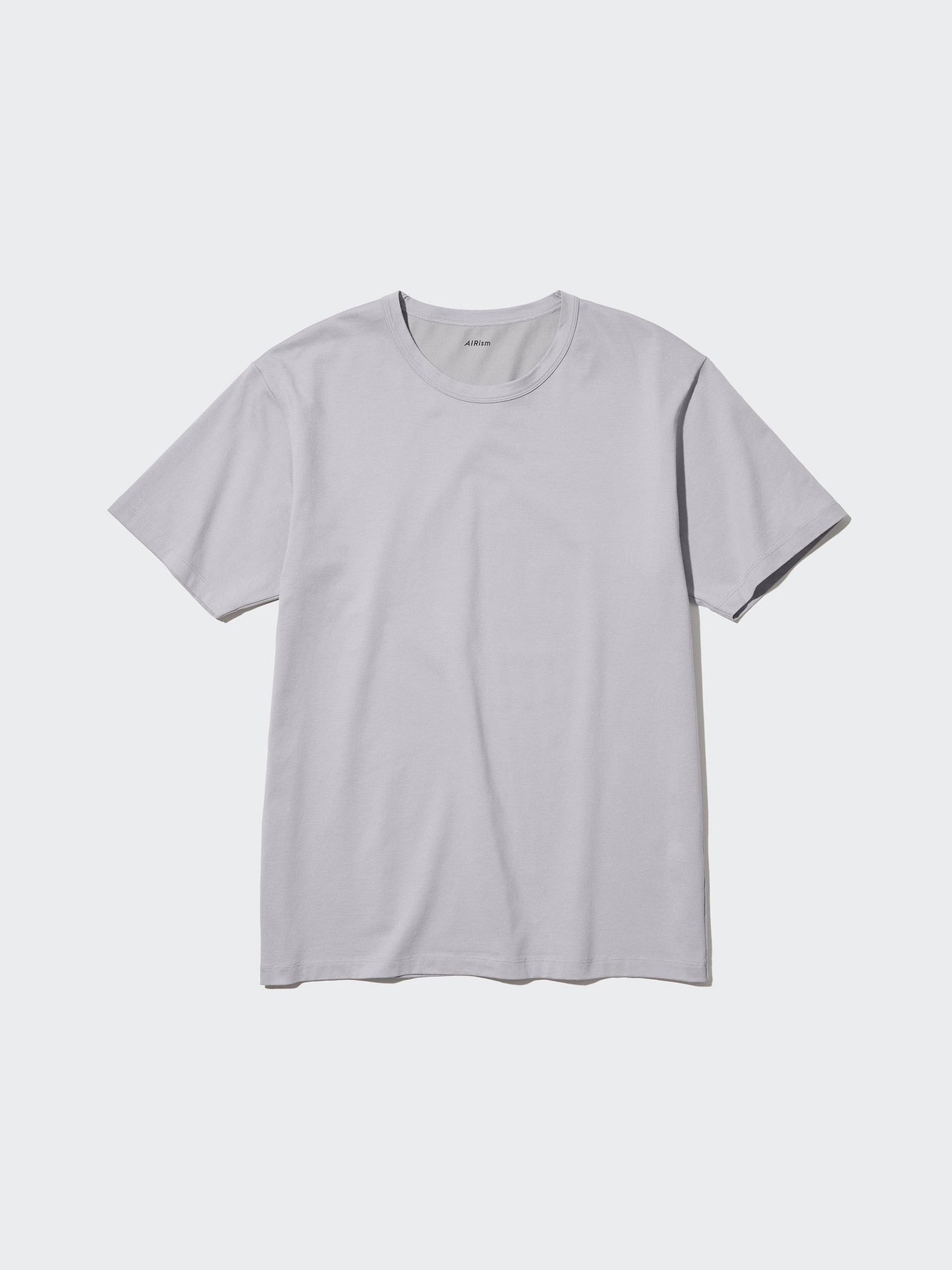 AIRism Cotton Crew Neck Short Sleeve T-Shirt - WHITE