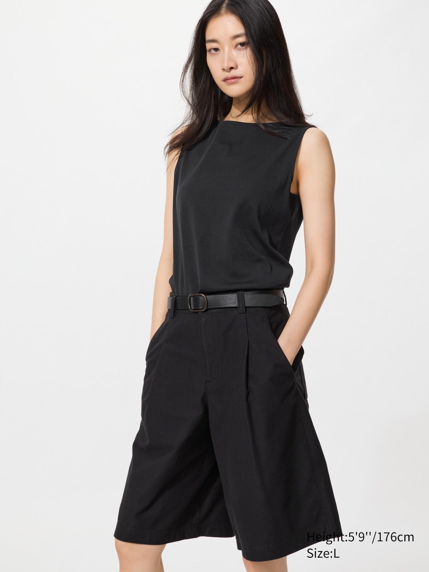 Boat Neck Sleeveless T - DARK ORANGE