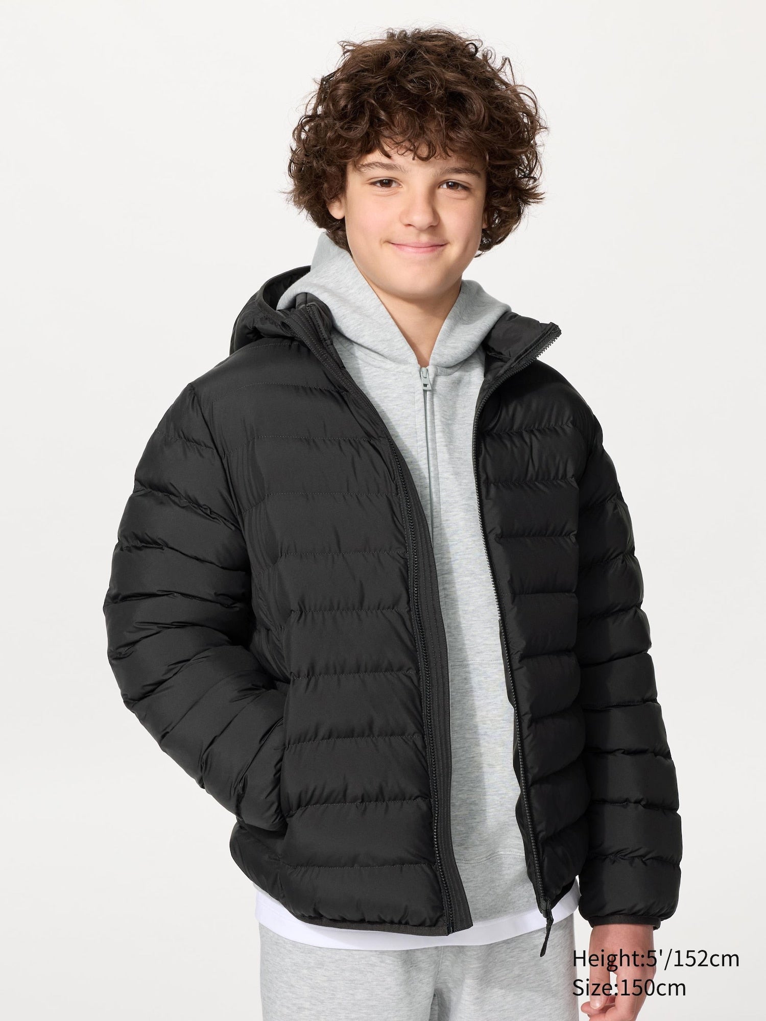 KIDS PUFFTECH Washable Parka - BLACK