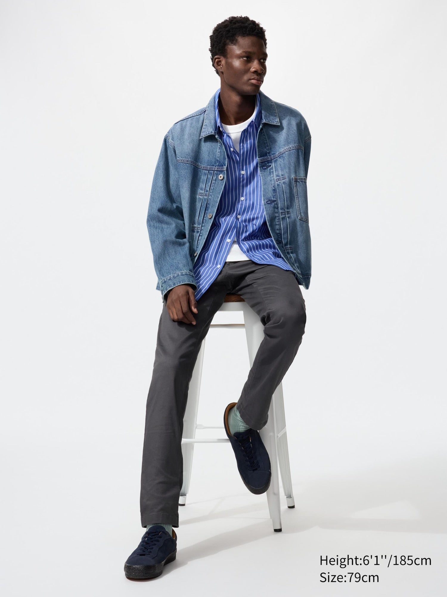Slim Fit Chino Pants - DARK GRAY