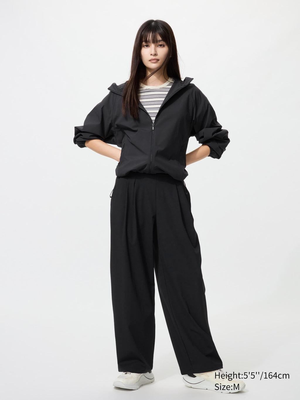 Ultra Stretch Active Wide Pants (Regular Length) - DARK GRAY
