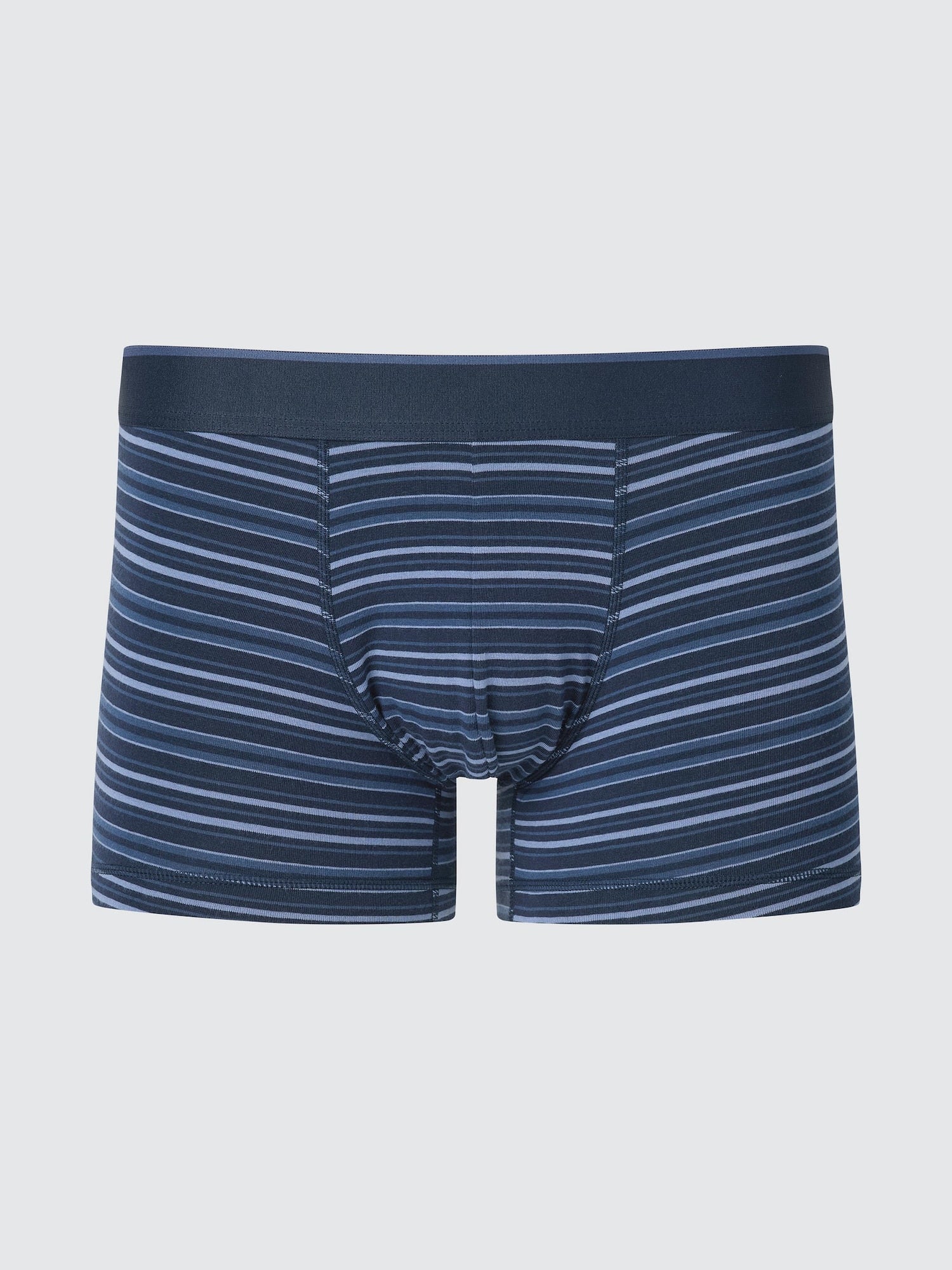Cotton Boxer Briefs (Low Rise) - BLACK