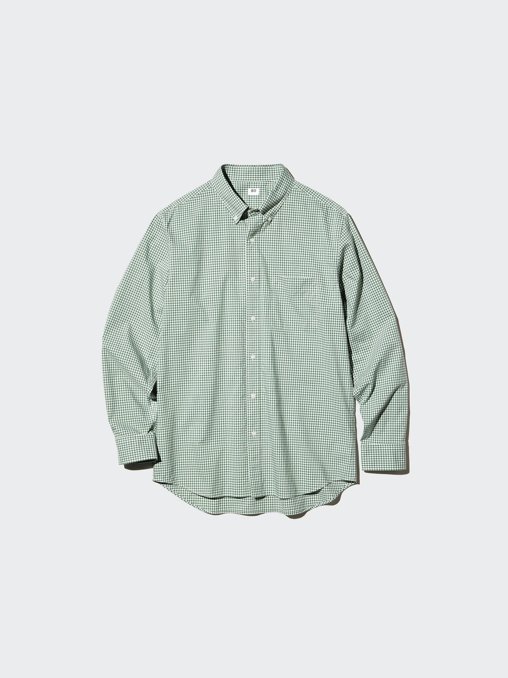 Broadcloth Shirt Long Sleeve Check - BLACK