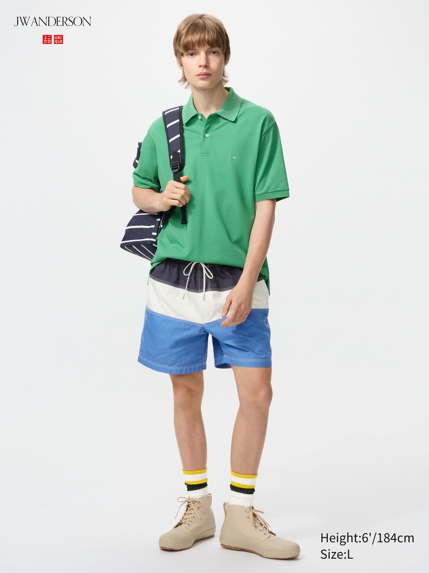 Easy Shorts Colour Block - BLUE