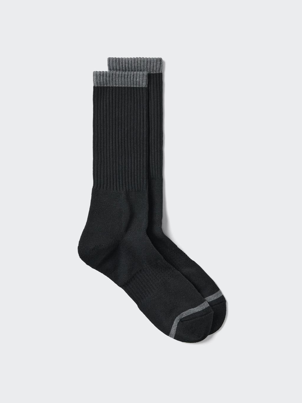 Socks Pile Lined - BLACK