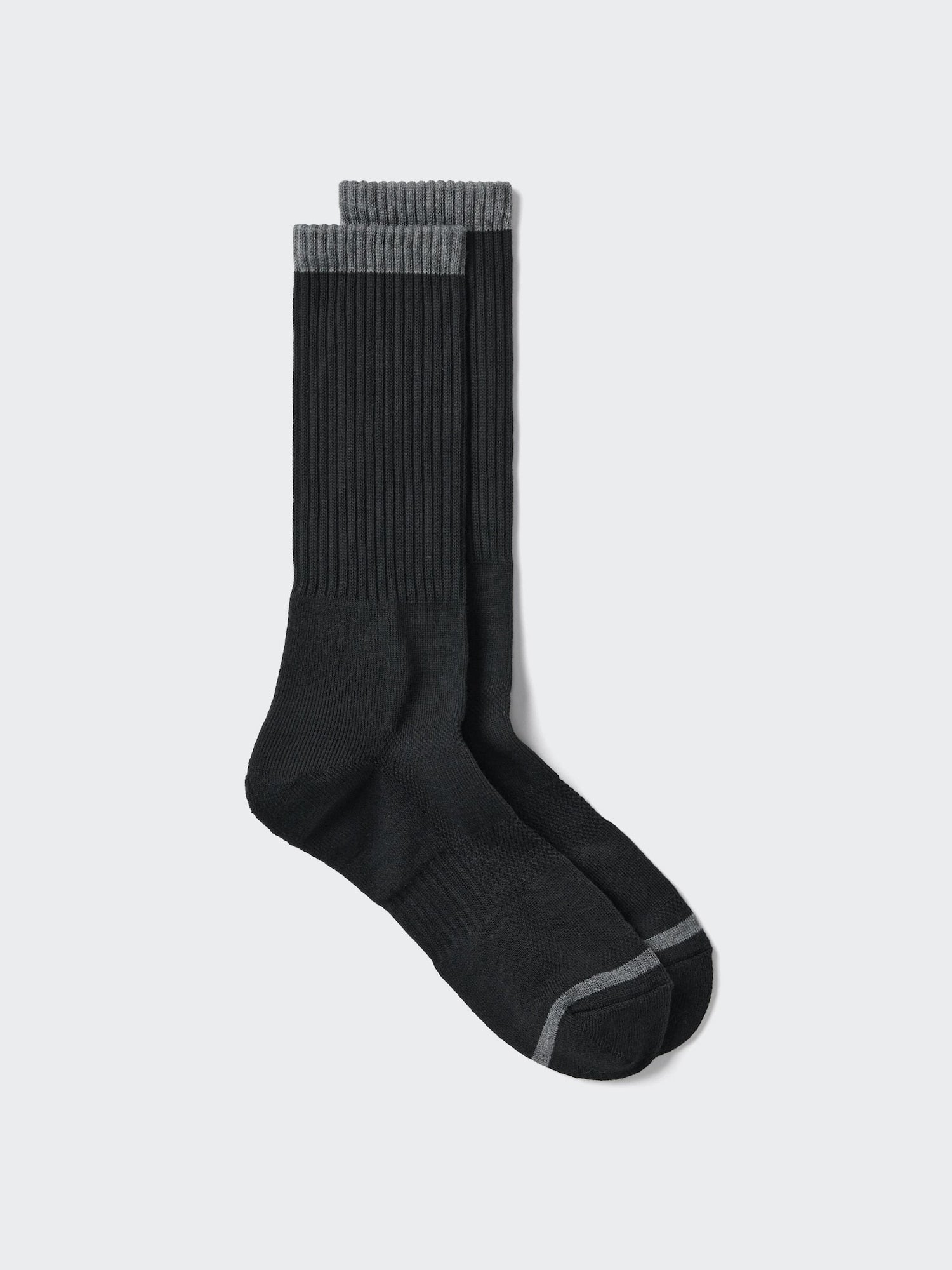 Socks Pile Lined - BLACK