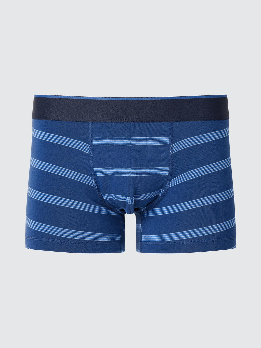 Cotton Boxer Briefs Low Rise Striped - WINE