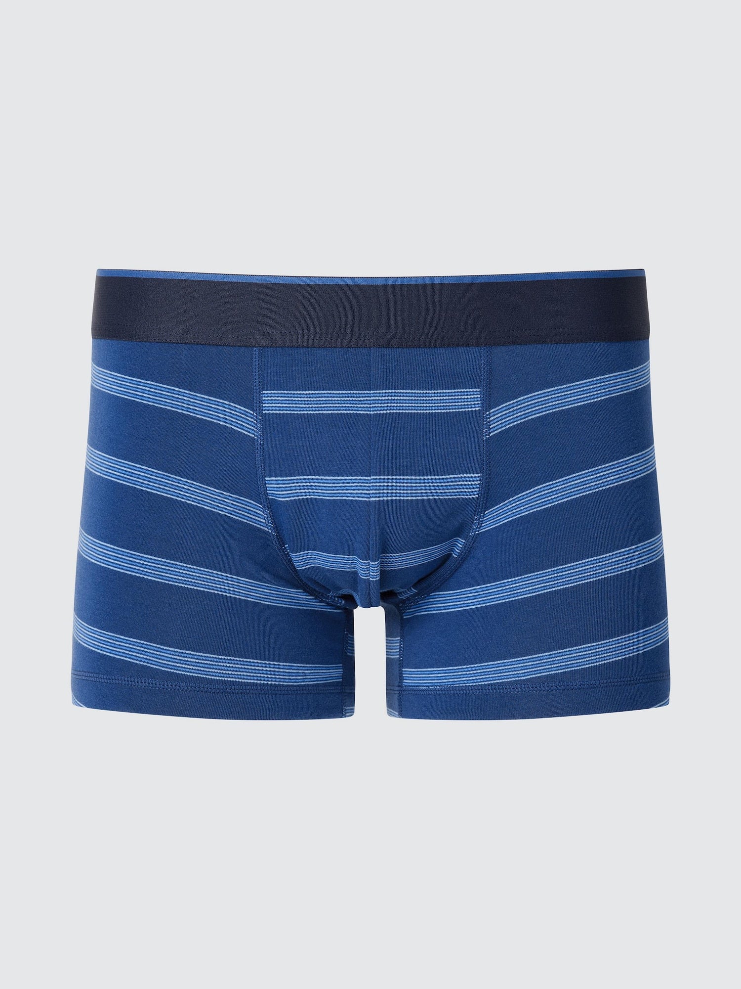 Cotton Boxer Briefs Low Rise Striped - WINE