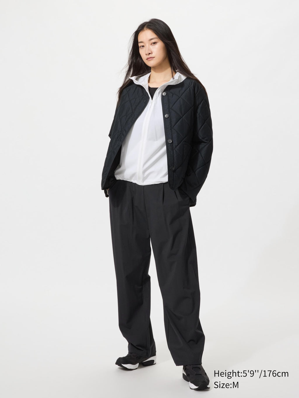 Ultra Stretch Active Wide Pants (Longer Length) - DARK GRAY