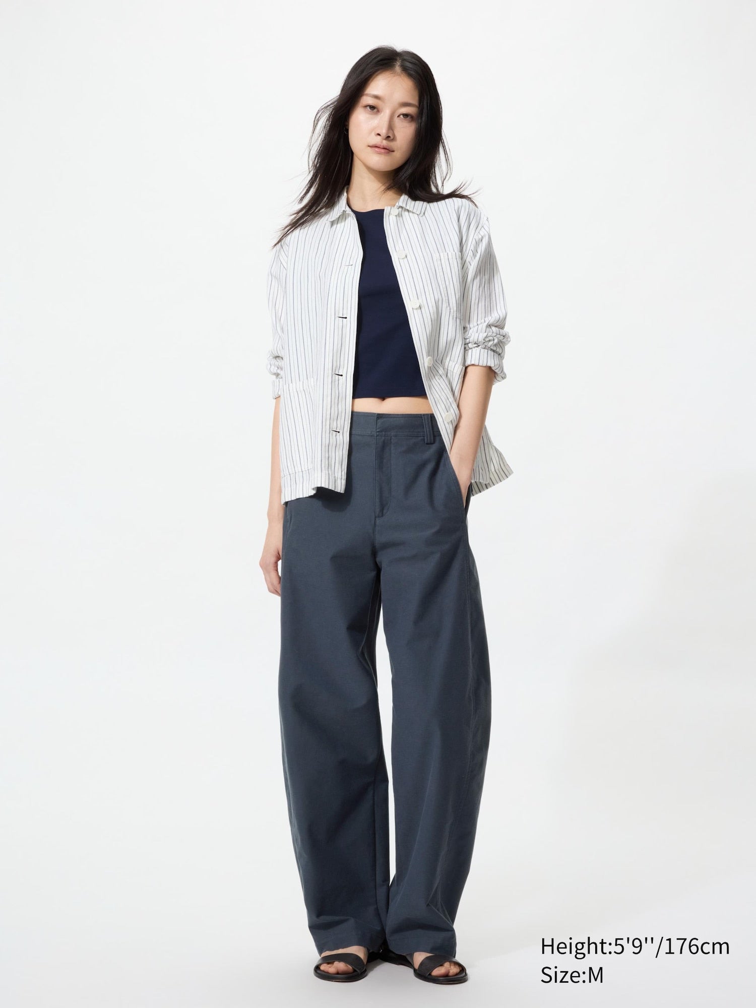 Jersey Barrel Leg Pants (Longer Length) - OFF WHITE