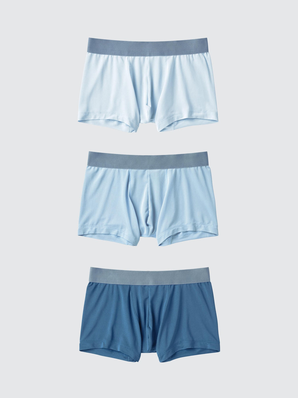 BOYS AIRism Boxer Briefs 3 Pairs - DARK GREEN