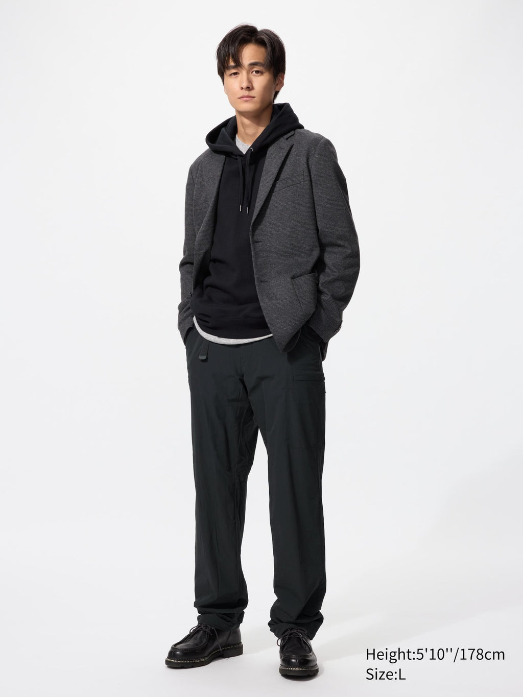 Warm Lined Pants (Longer Length) - GRAY