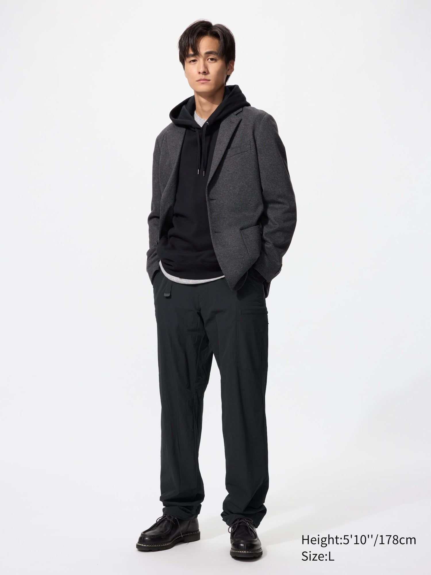 Warm Lined Pants (Longer Length) - GRAY