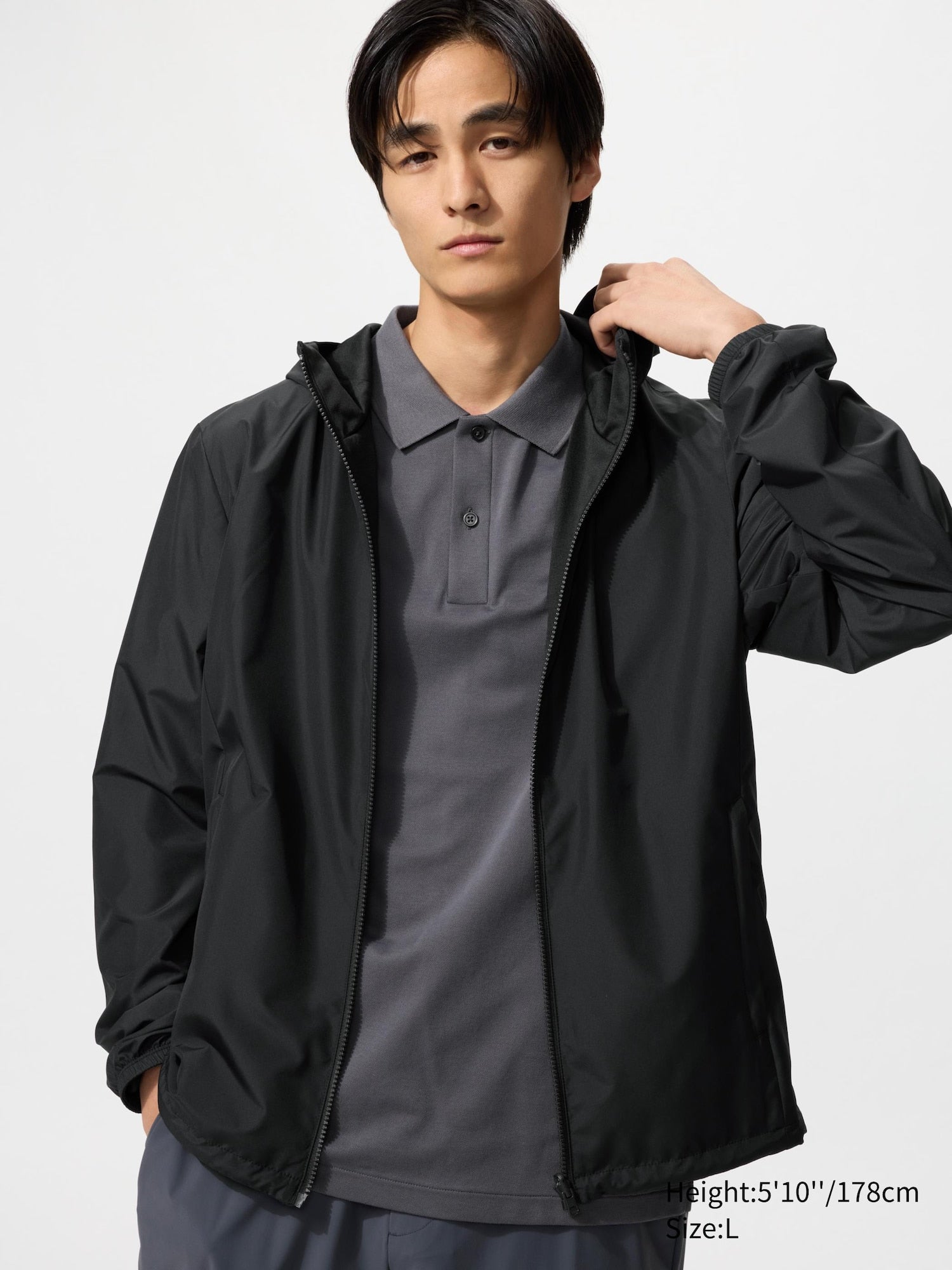 Reversible Parka - LIGHT GRAY