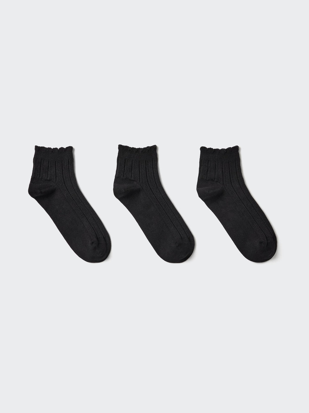 Short Socks 3 Pairs - RED
