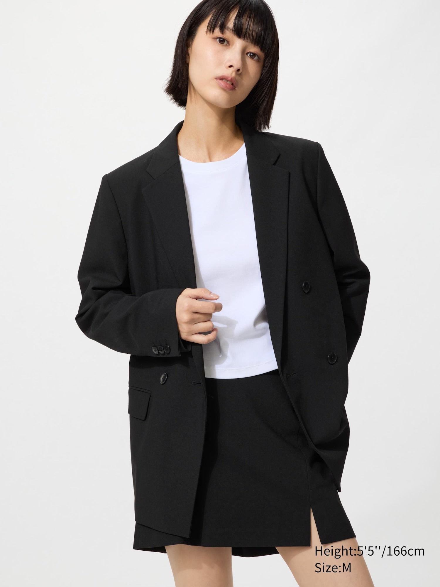 Double Breasted Jacket - GRAY