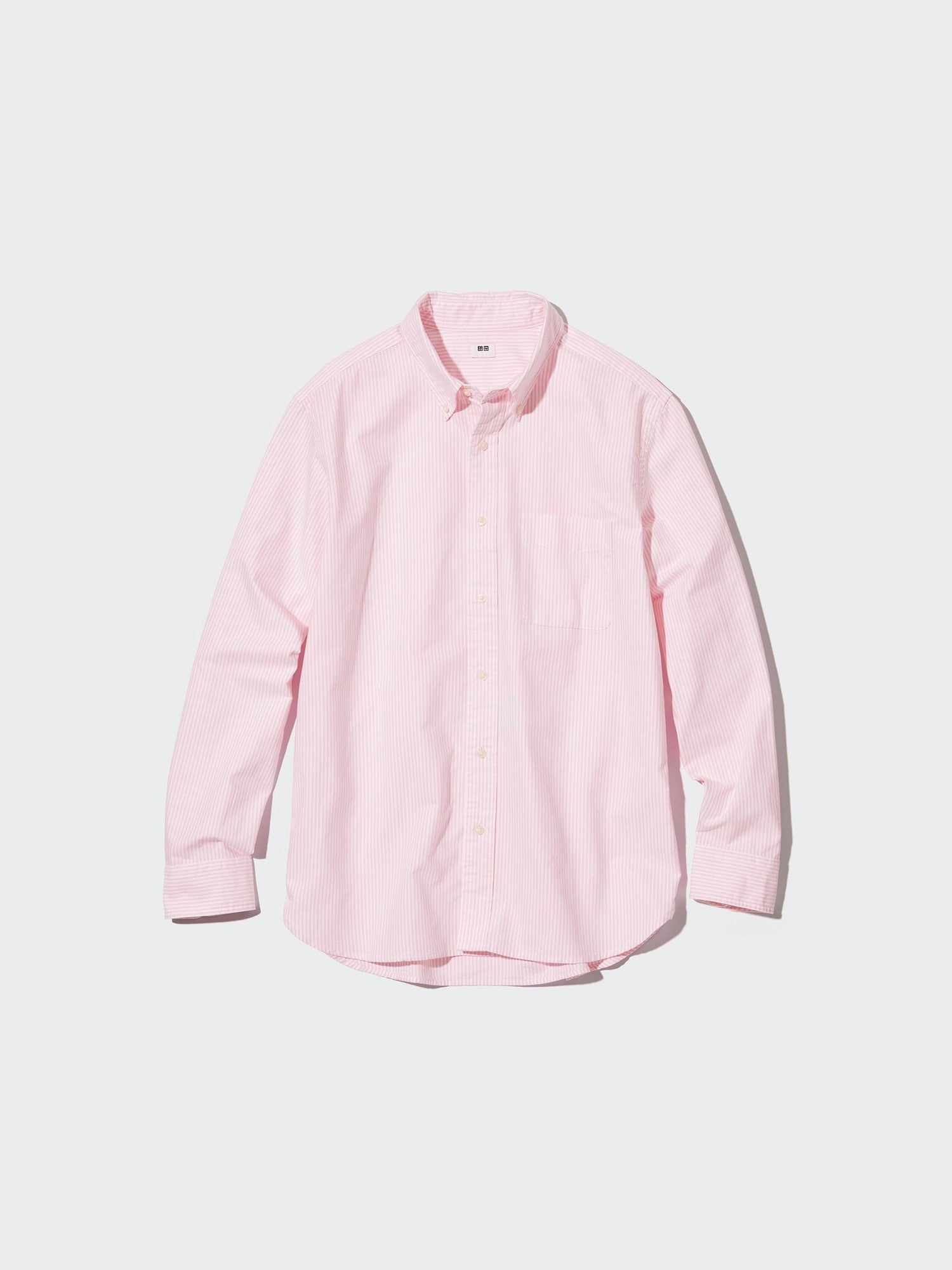 Oxford Shirt Long Sleeve (Striped) - YELLOW