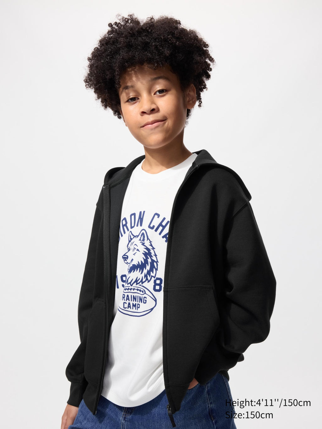 KIDS Dry Sweat Full Zip Hoodie - GRAY