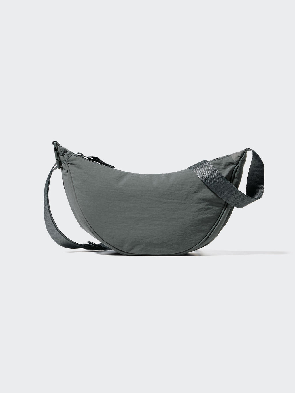 Round Mini Shoulder Bag - DARK GRAY