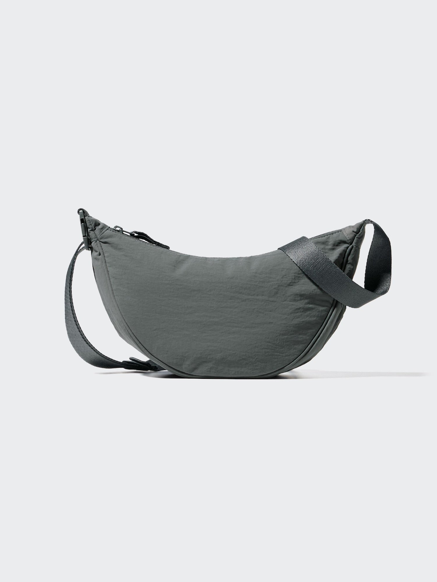 Round Mini Shoulder Bag - DARK GRAY