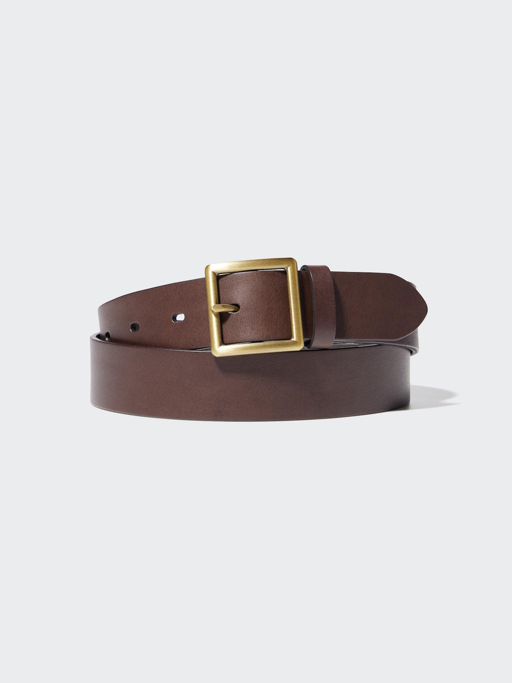 Italian Leather Garrison Belt - BLACK
