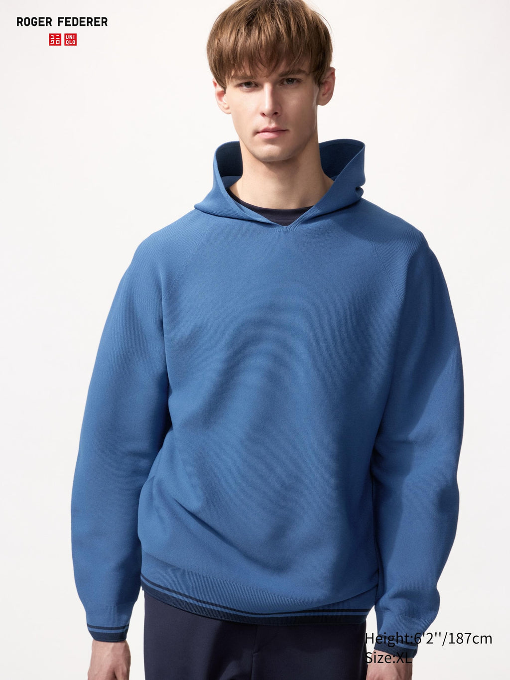 Washable 3D Knit Pullover Hoodie - BLACK