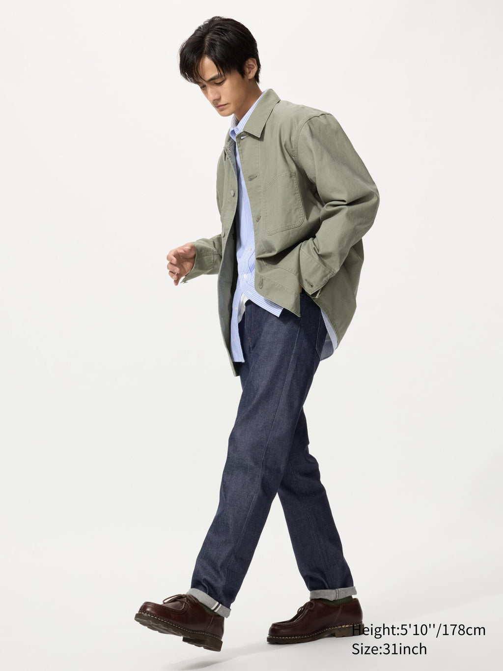 Slim Straight Jeans - BLACK