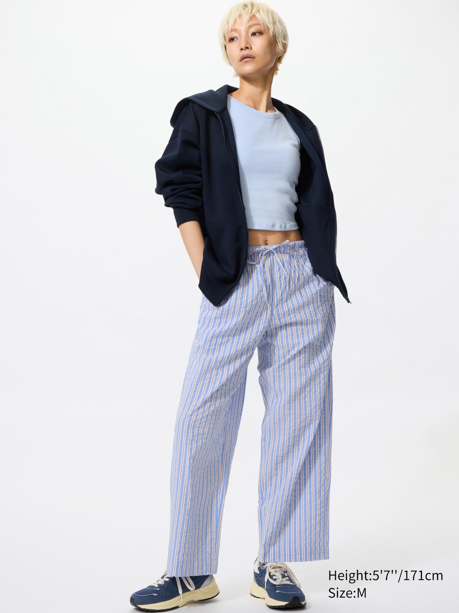 Easy Pants Stripe - BROWN