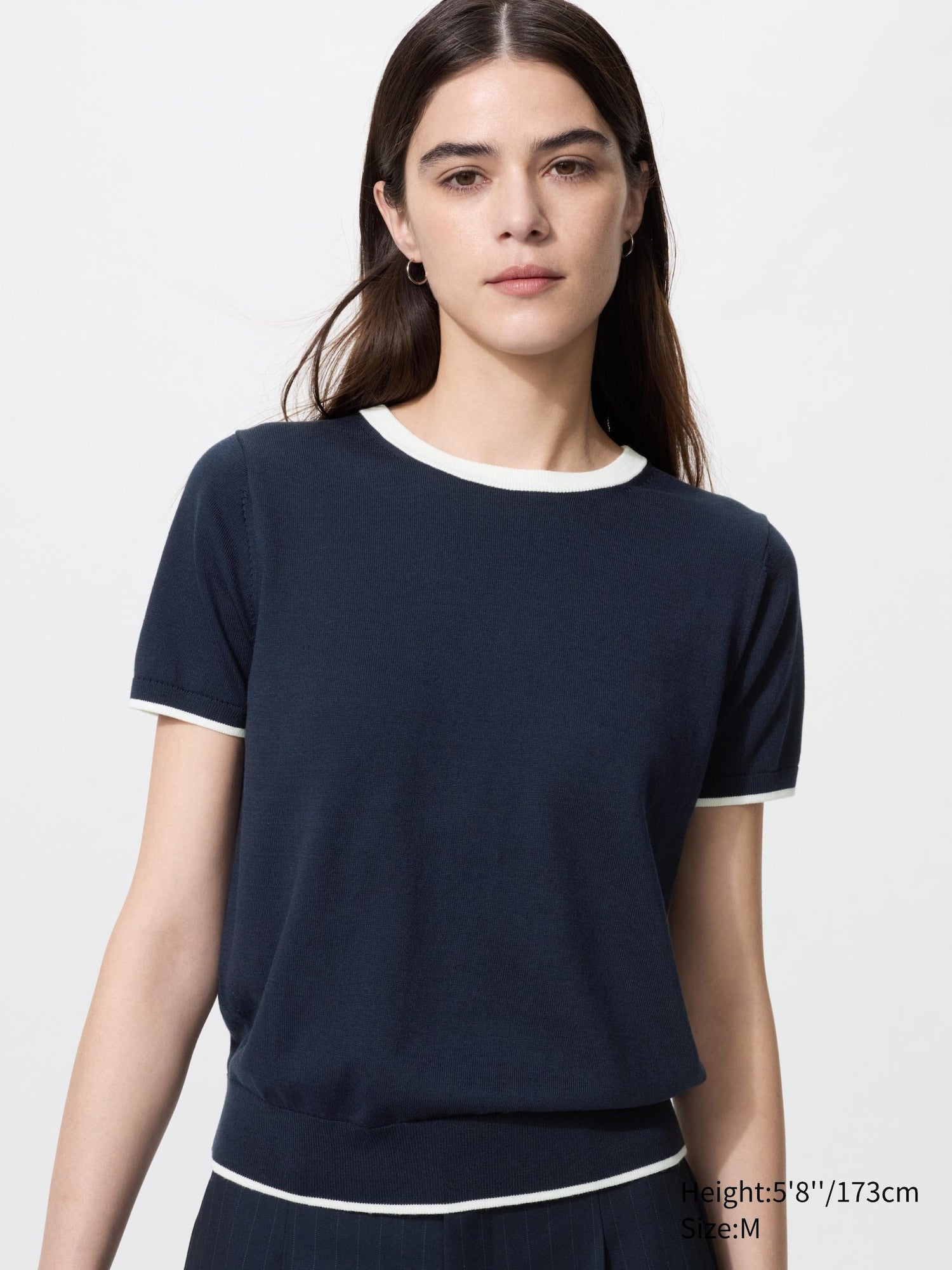 UV Protection Crew Neck Sweater - OFF WHITE