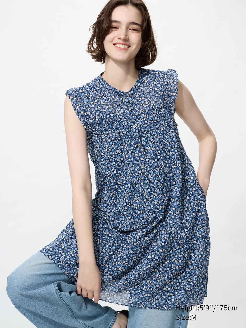 Light Cotton Tiered Dress - BLACK