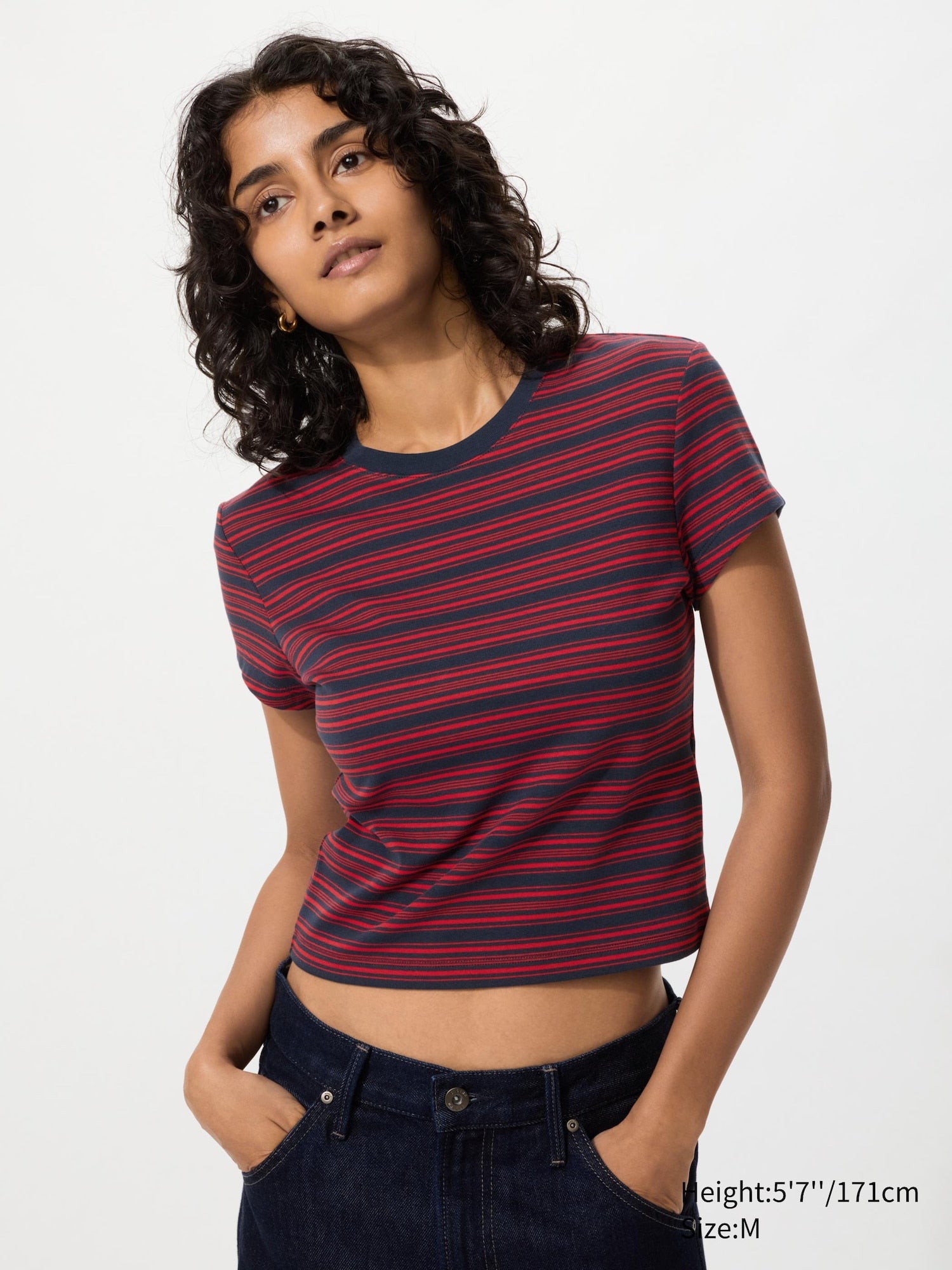 Mini Short Sleeve T-Shirt Striped - OFF WHITE