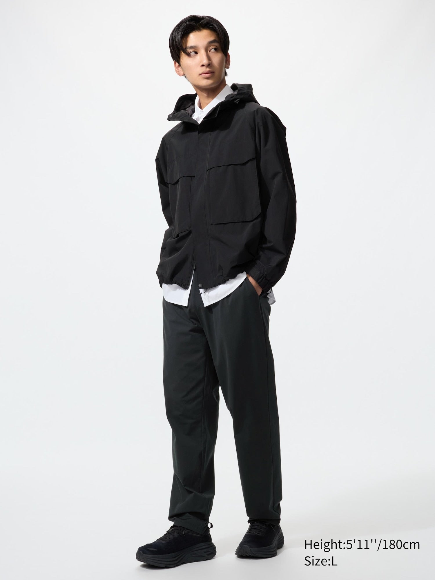 Ultra Stretch Active Tapered Pants (Longer Length) - GRAY