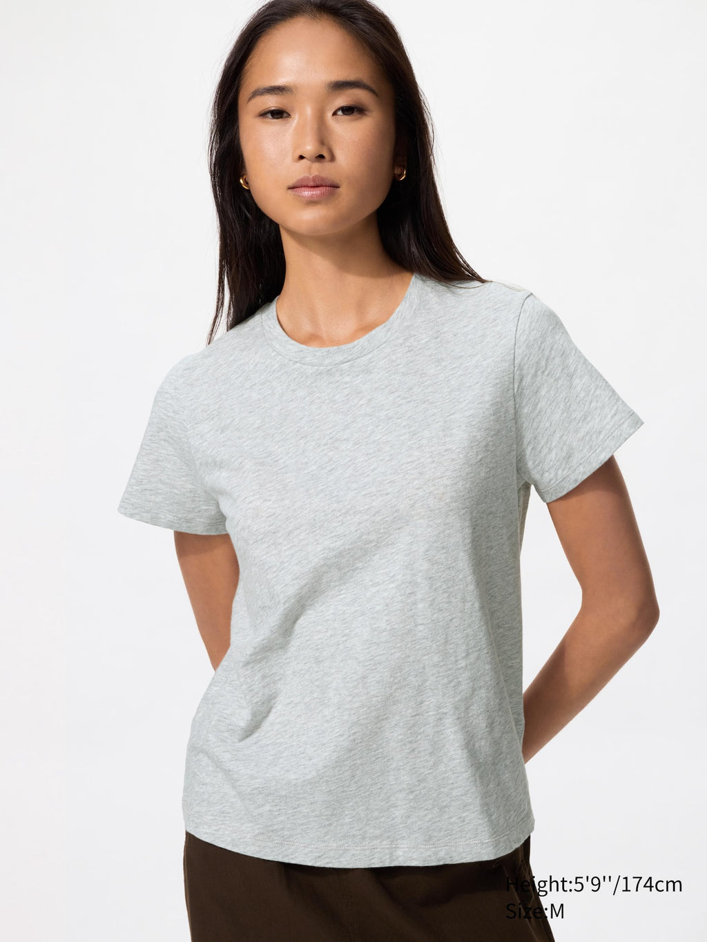 Slub Cotton Crew Neck T - WHITE