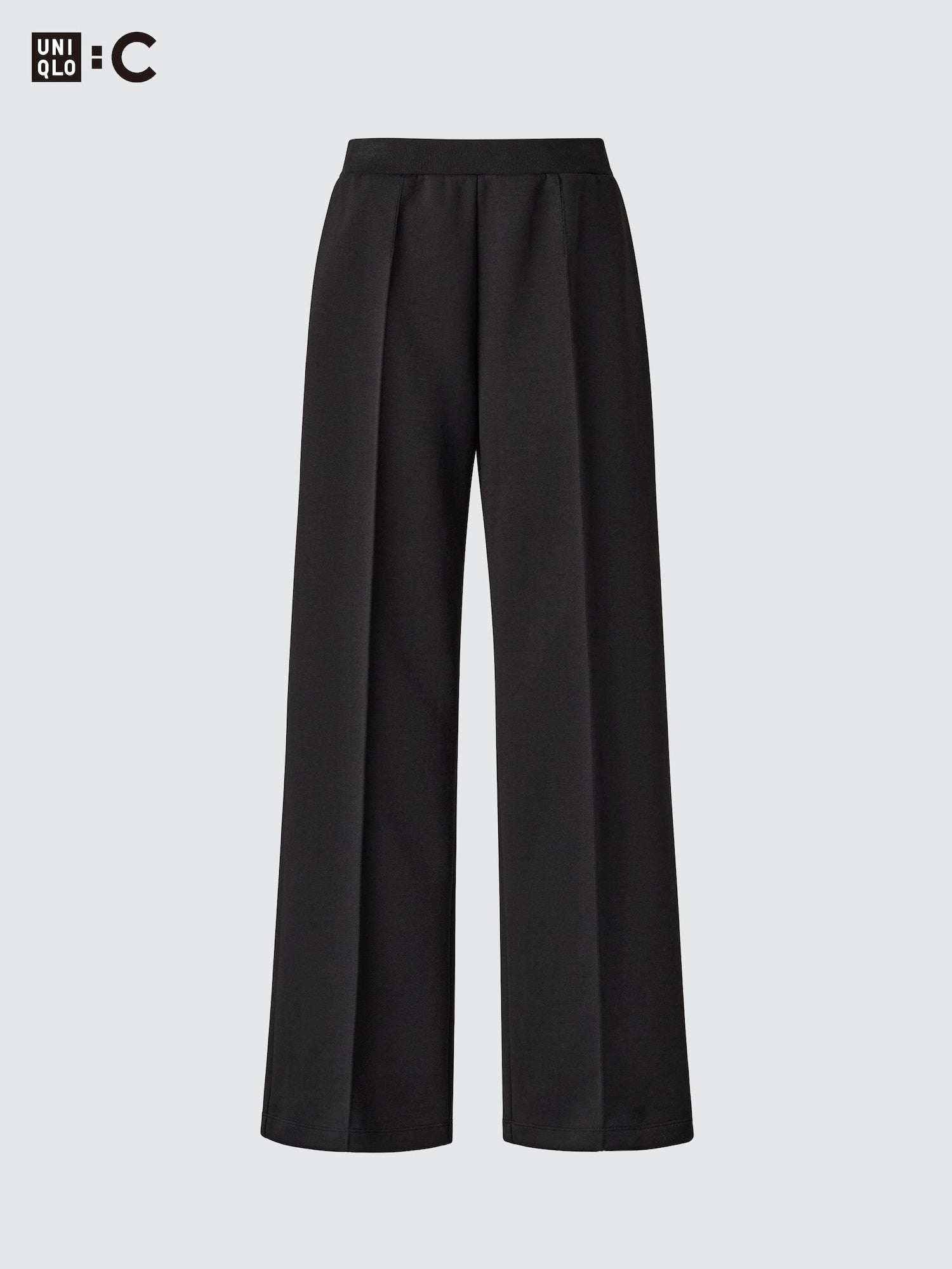 Sweat Straight Pants (Short Length) - GRAY