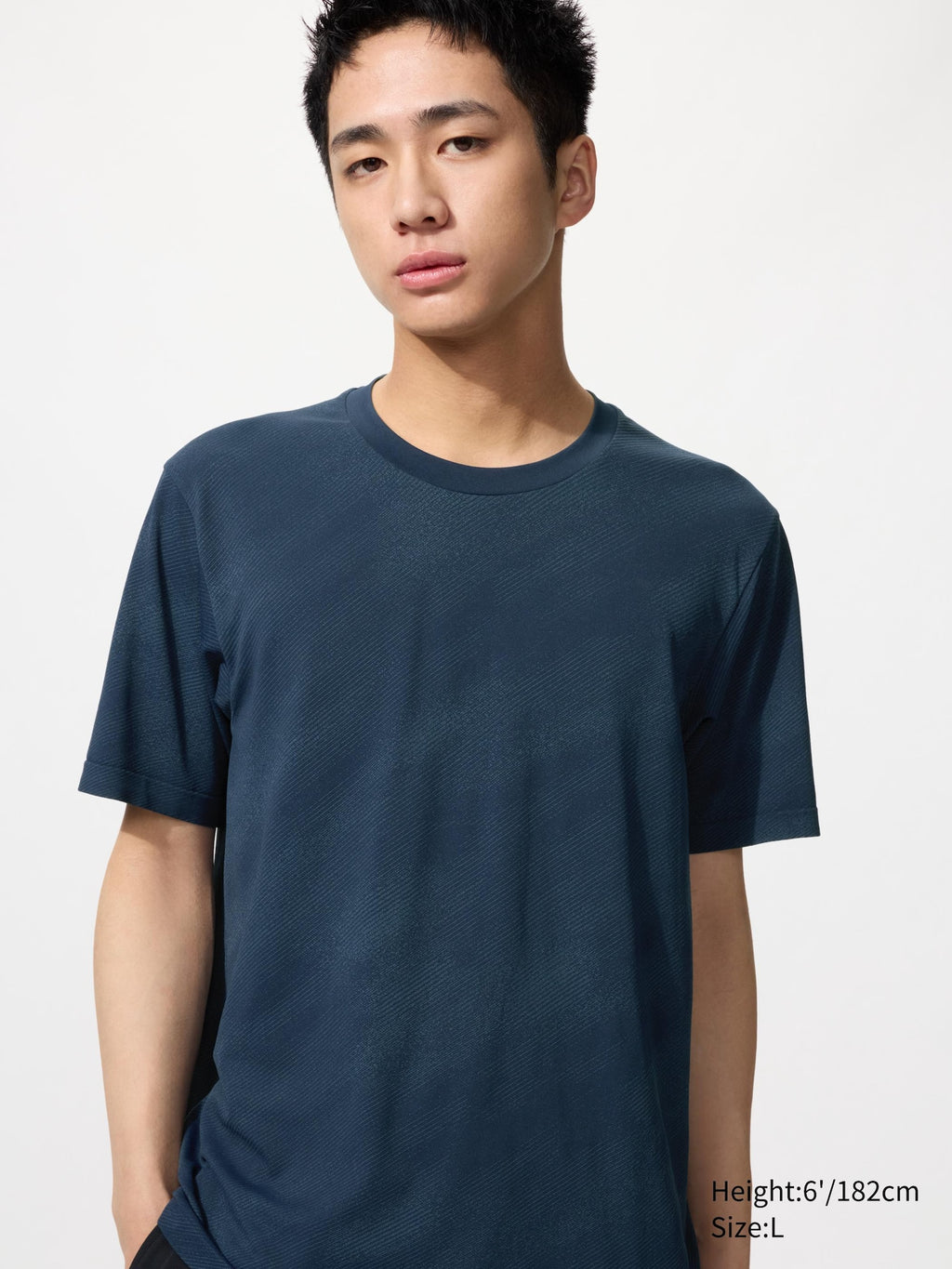 DRY-EX T-Shirt Patterned - GRAY